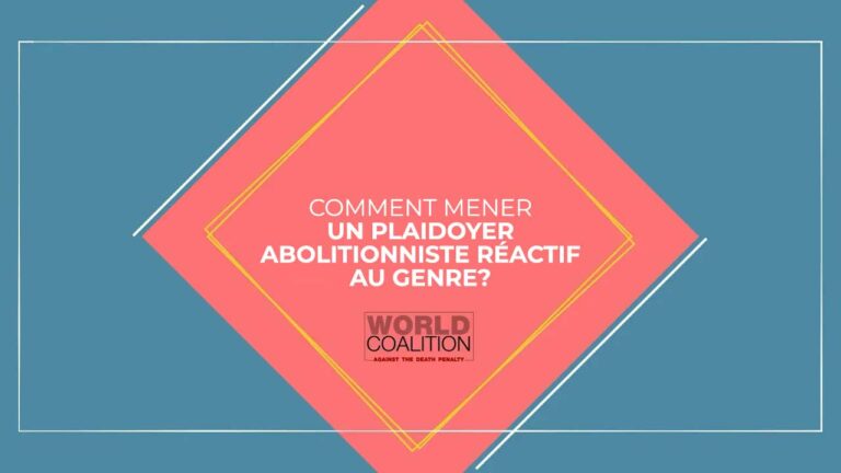 un plaidoyer abolitionniste réactif au genre?